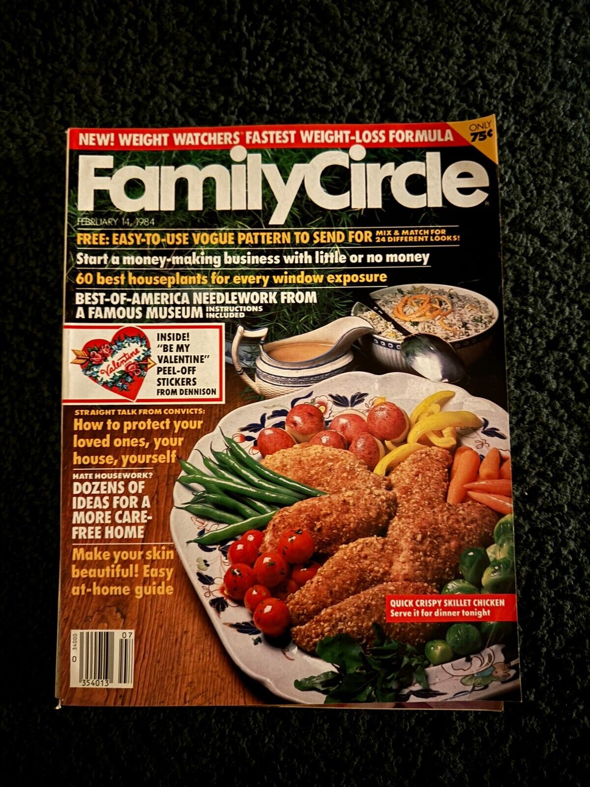 Family Circle magazine lot - Early 1980's lot of 6 - Vintage Back Issue