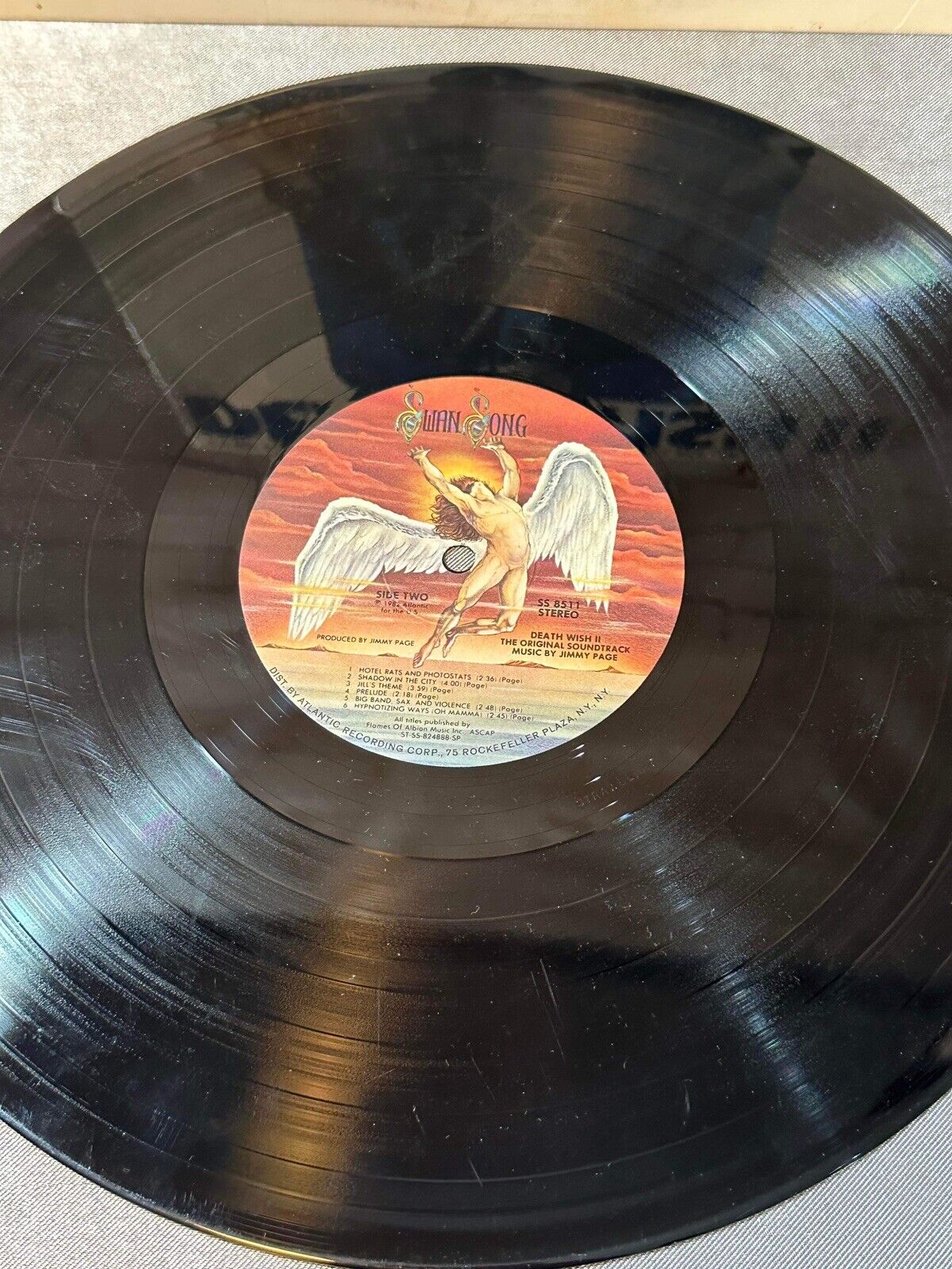 Jimmy Page – Death Wish II Vinyl (The Original Soundtrack) Swan Song – SS 8511