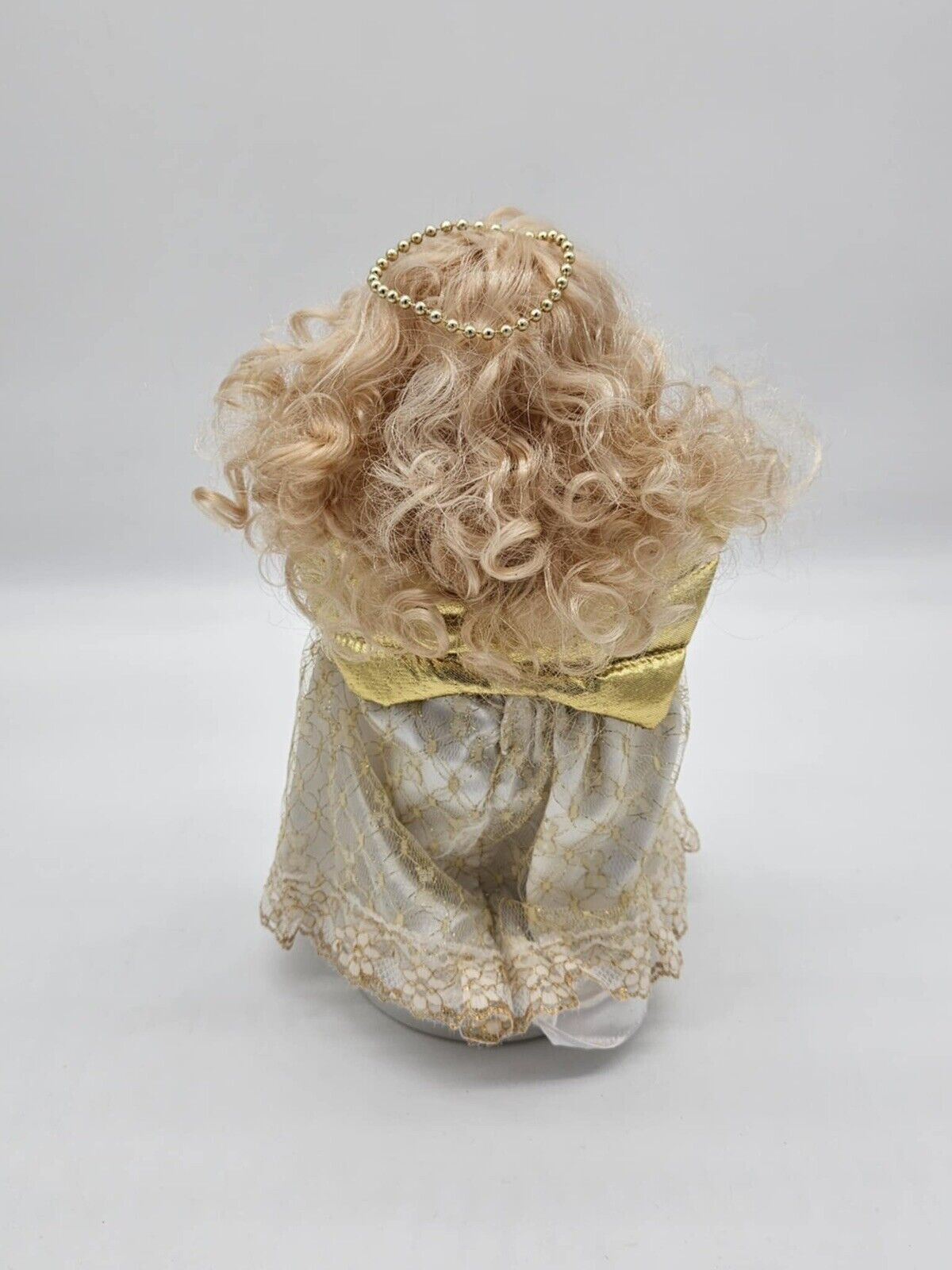 Vtg Animated Motion Angel w/ Illuminated Candle Light ~ Plays ‘Jingle Bells’