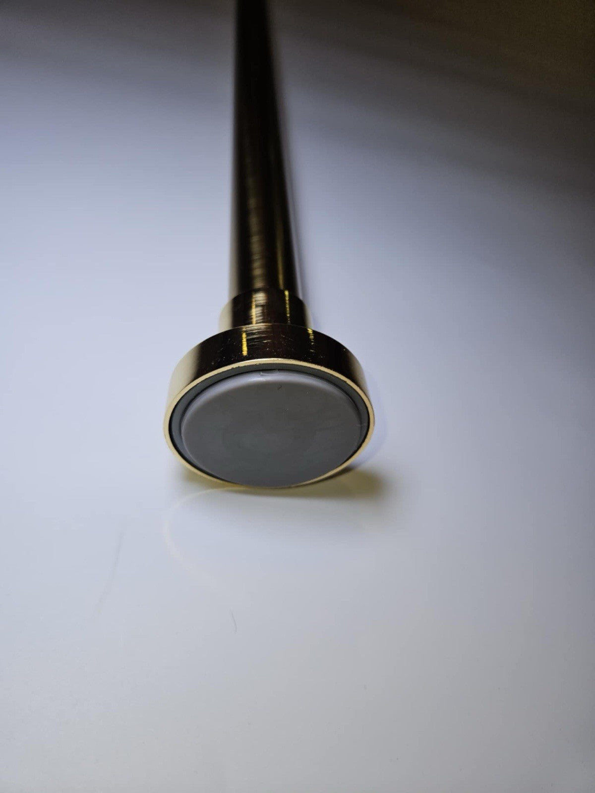 BRICFOX Shower curtain Rod 100cm - 185cm 43in - 73in Gold