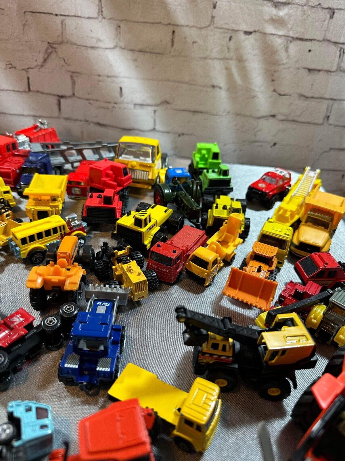 lot of 70 vintage toy trucks 1960's 1970’s 1980’s 1990s 2000s VTY