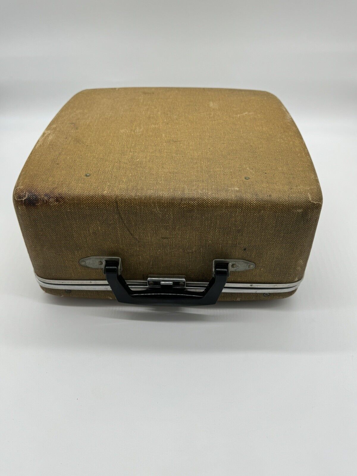 1950 Royal Quiet De Luxe Portable Typewriter GREEN KEYS W/Hard Case WORKING
