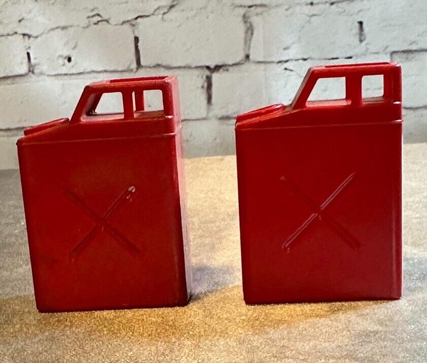 Vtg Mighty 70s Tonka 4x4 Bronco Jeep MR-970 Red Gas Can Accessory Plastic