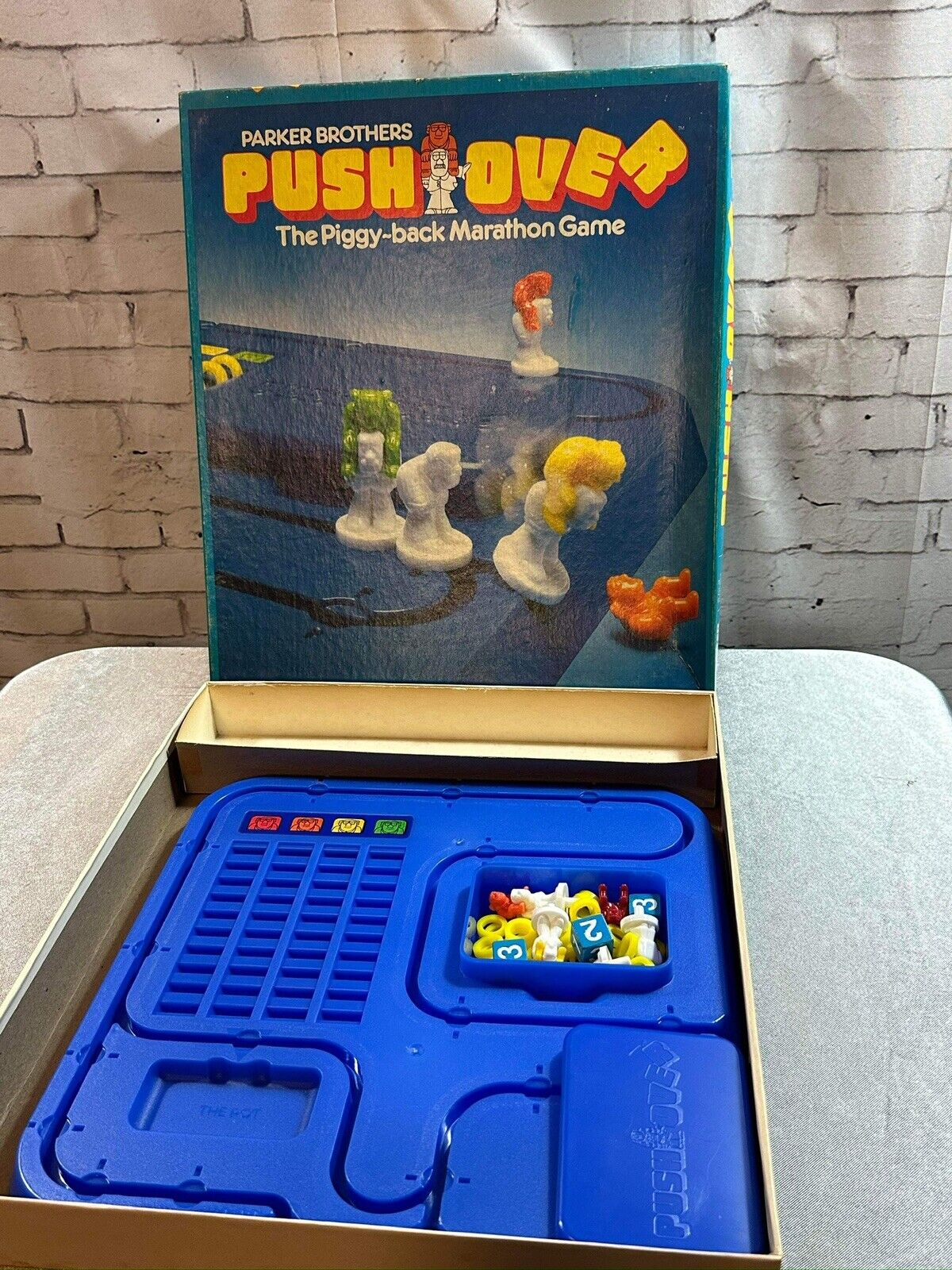 Vintage 1981 'PUSH OVER' Game ~Parker Brothers~Complete! VGM