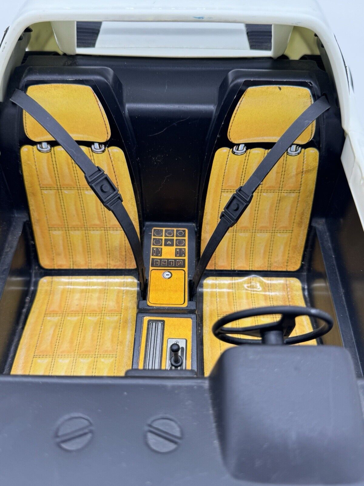 VINTAGE 1986 BARBIE Doll Car White FERRARI 328 GTS Mattel (w/ Xtra Windshield)