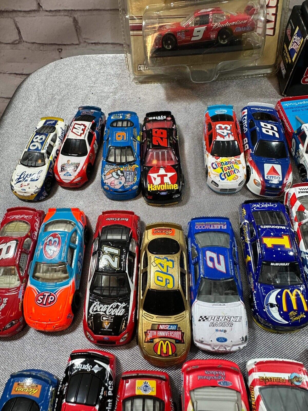 Lot Of 67 Vintage NASCAR Racing 1:64 Diecast Cars VTY