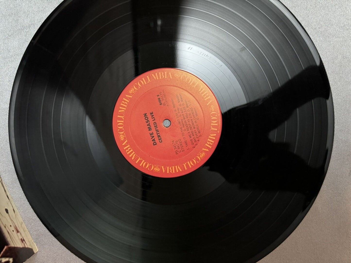 DAVE MASON CERTIFIED LIVE 1976 1ST PRESS PROMO DBL VINTAGE VINYL LP