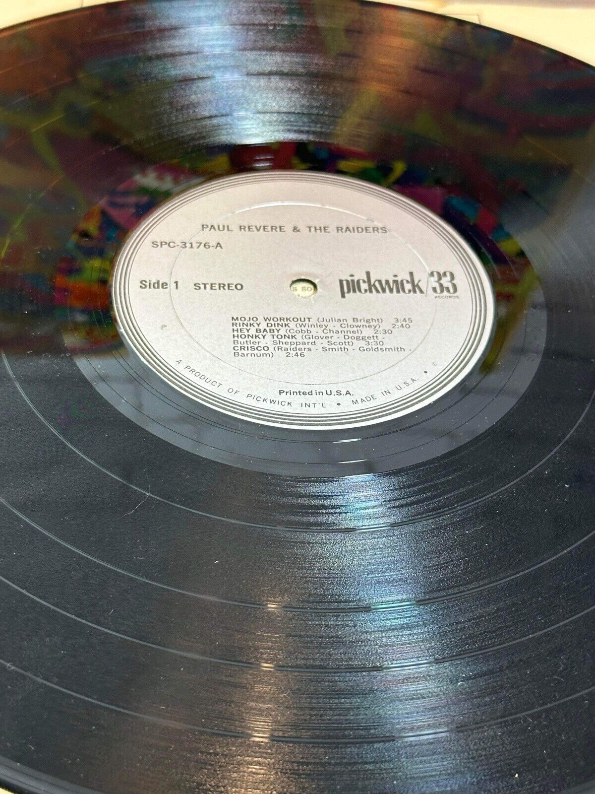 PAUL REVERE & THE RAIDERS LP Vinyl Record - Pickwick/33 SPC 3176