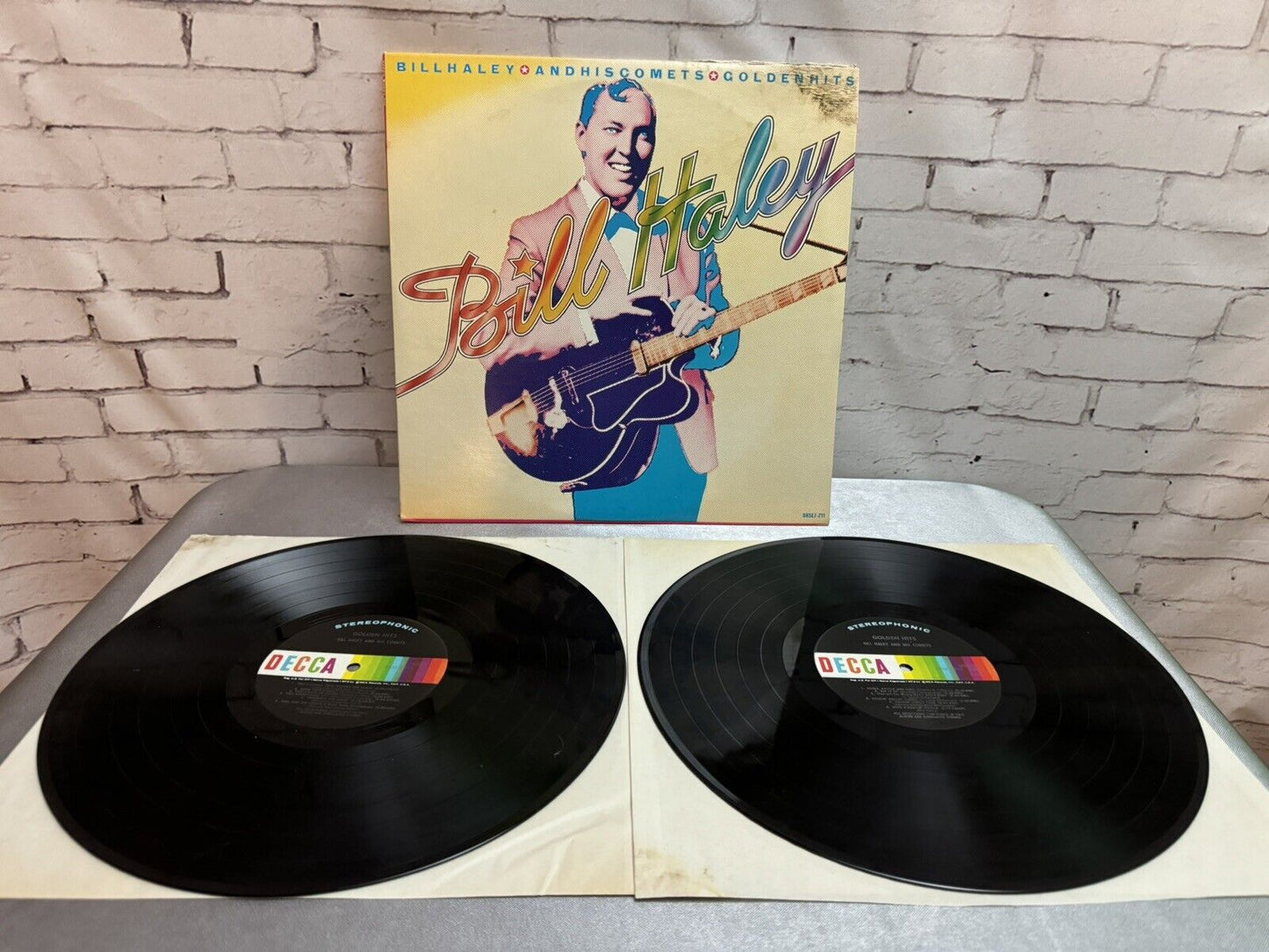 Bill Haley & His Comets, Golden HIts, MCA Records MCA-2-4010, 2 LPs, Rock & Roll