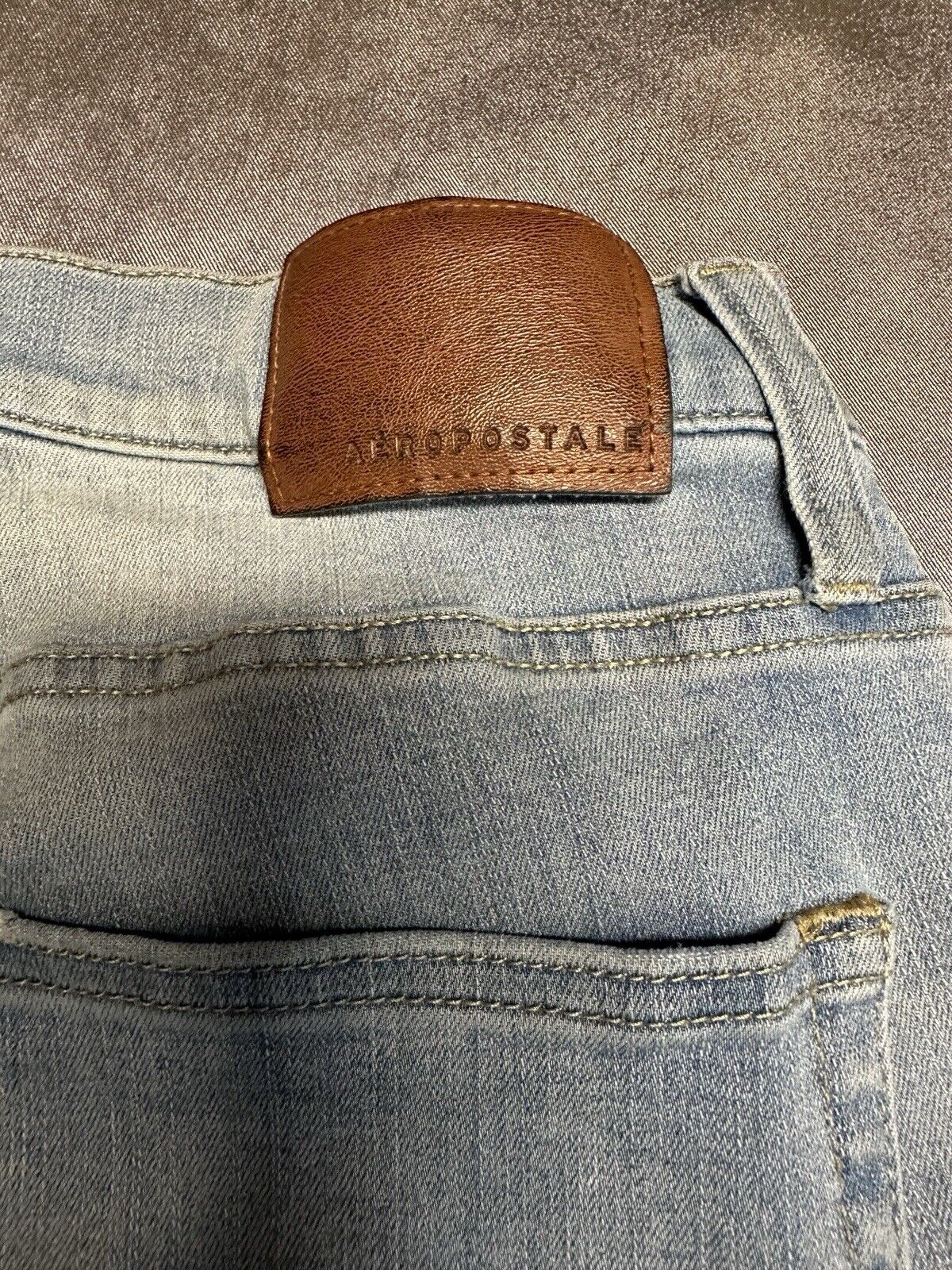 Aeropostale Mens Flex Effects Super Skinny Stretch Blue Jeans 30/32 MCLTH 001