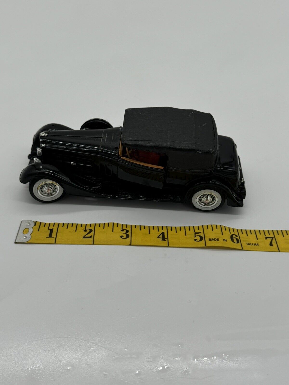 Anson 1934 Packard V-12 Twelve Vintage 1:27 Scale Die-cast Car Incomplete 005