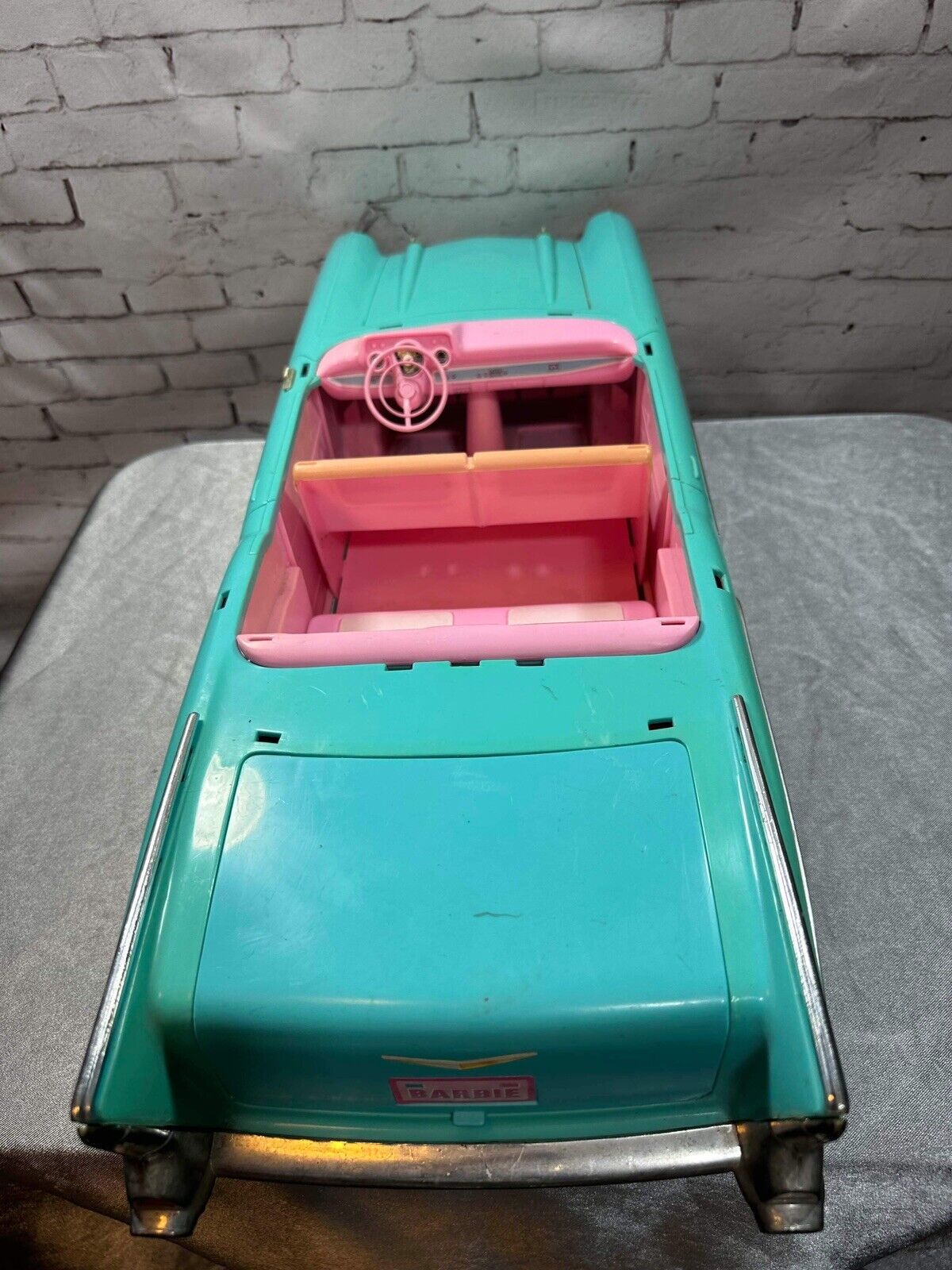 Vintage Barbie 57 Chevy Bel Air Convertible Mattel 1988 W/ Xtra Parts VTY