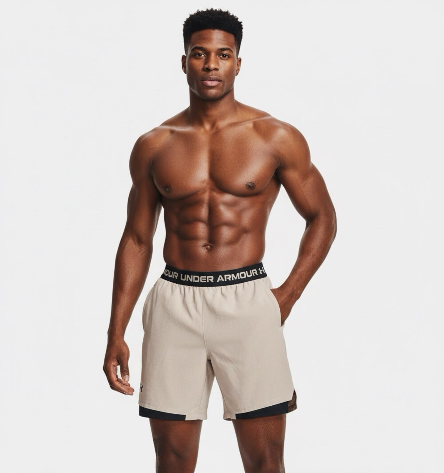 Under Armour Tan Athletic Shorts Men’s LG