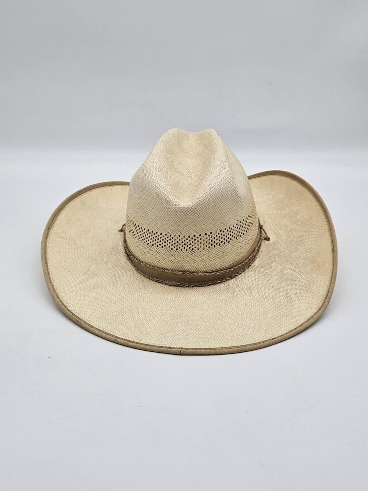 Charlie 1 Horse Women's Straw Western Cowboy Hat Size 7 1/8