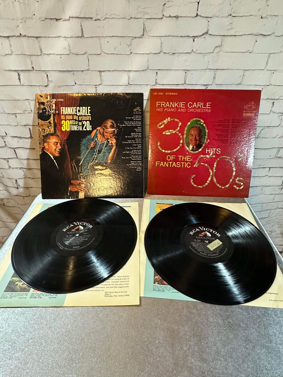2 Frankie Carle Vinyl Records