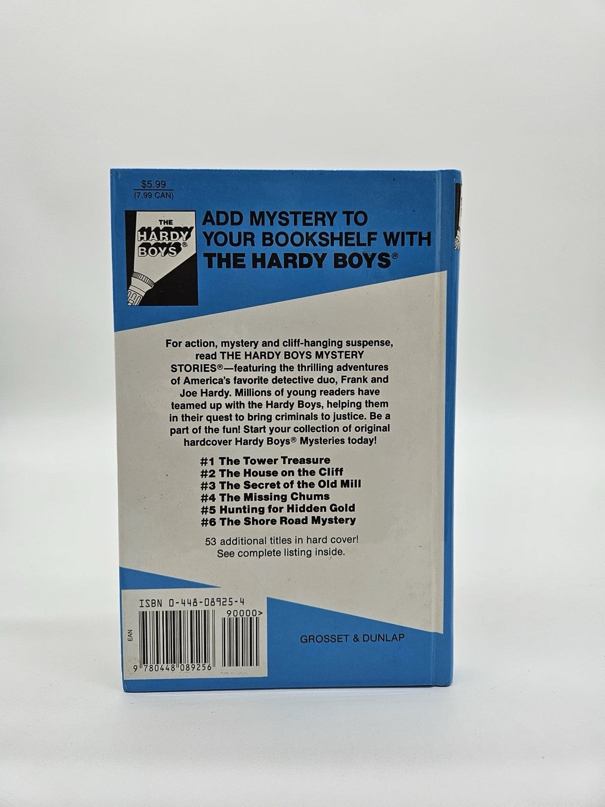 ORIGINAL Vintage 1969 Hardy Boys Hardcover Book The Secret Panel #25
