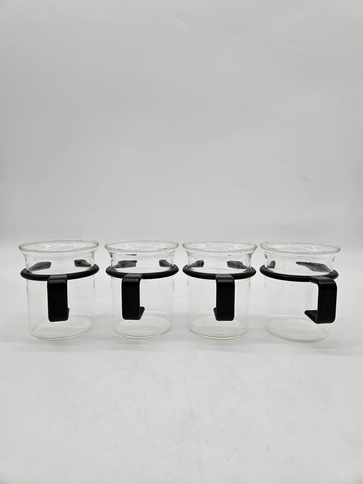 6 Vintage Bodum 6oz. Espresso Coffee Tea Cups Mugs Picard Star Trek