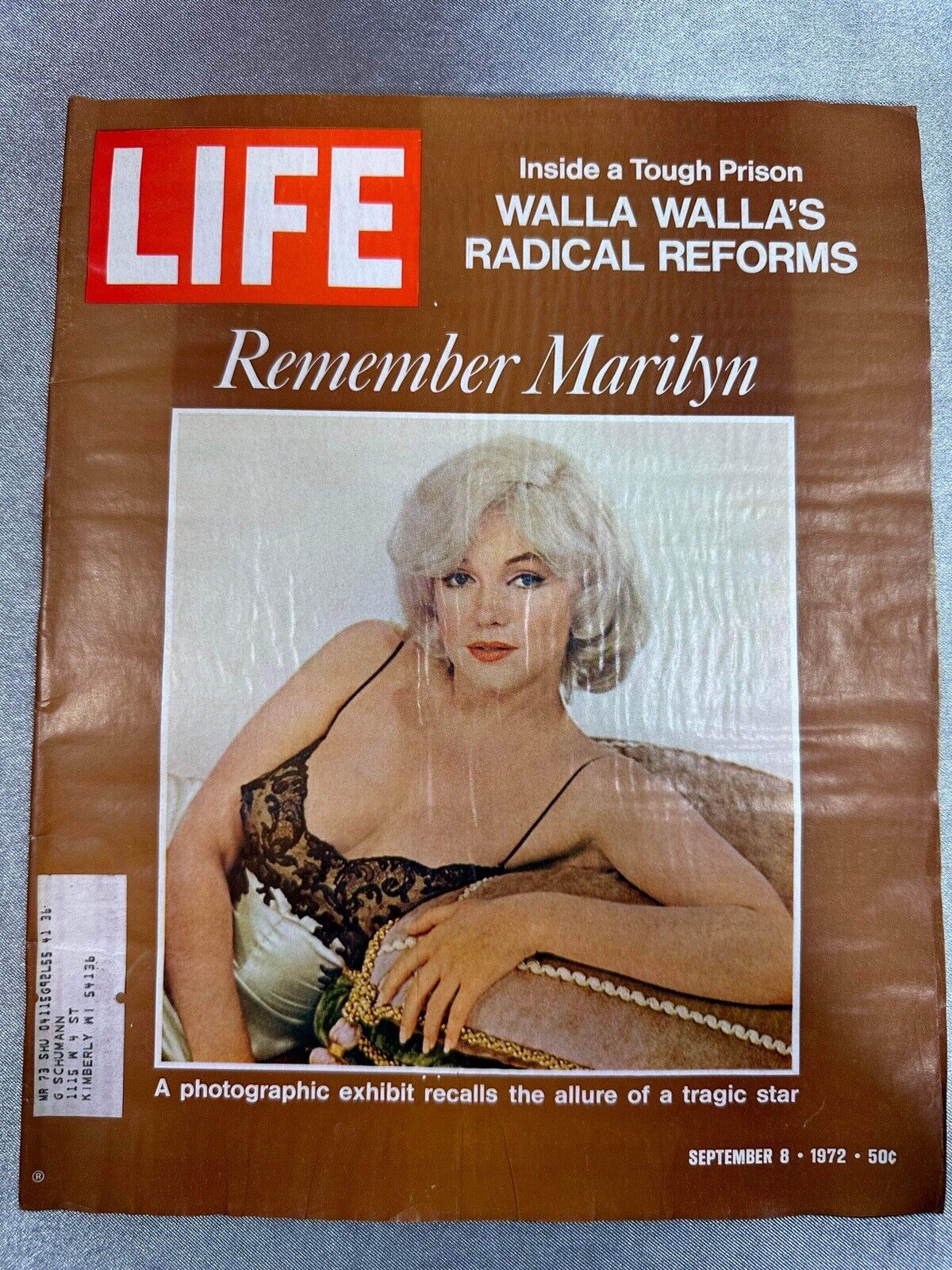 LIFE MAGAZINE, REMEMBER MARILYN MONROE, SEPT. 8, 1972