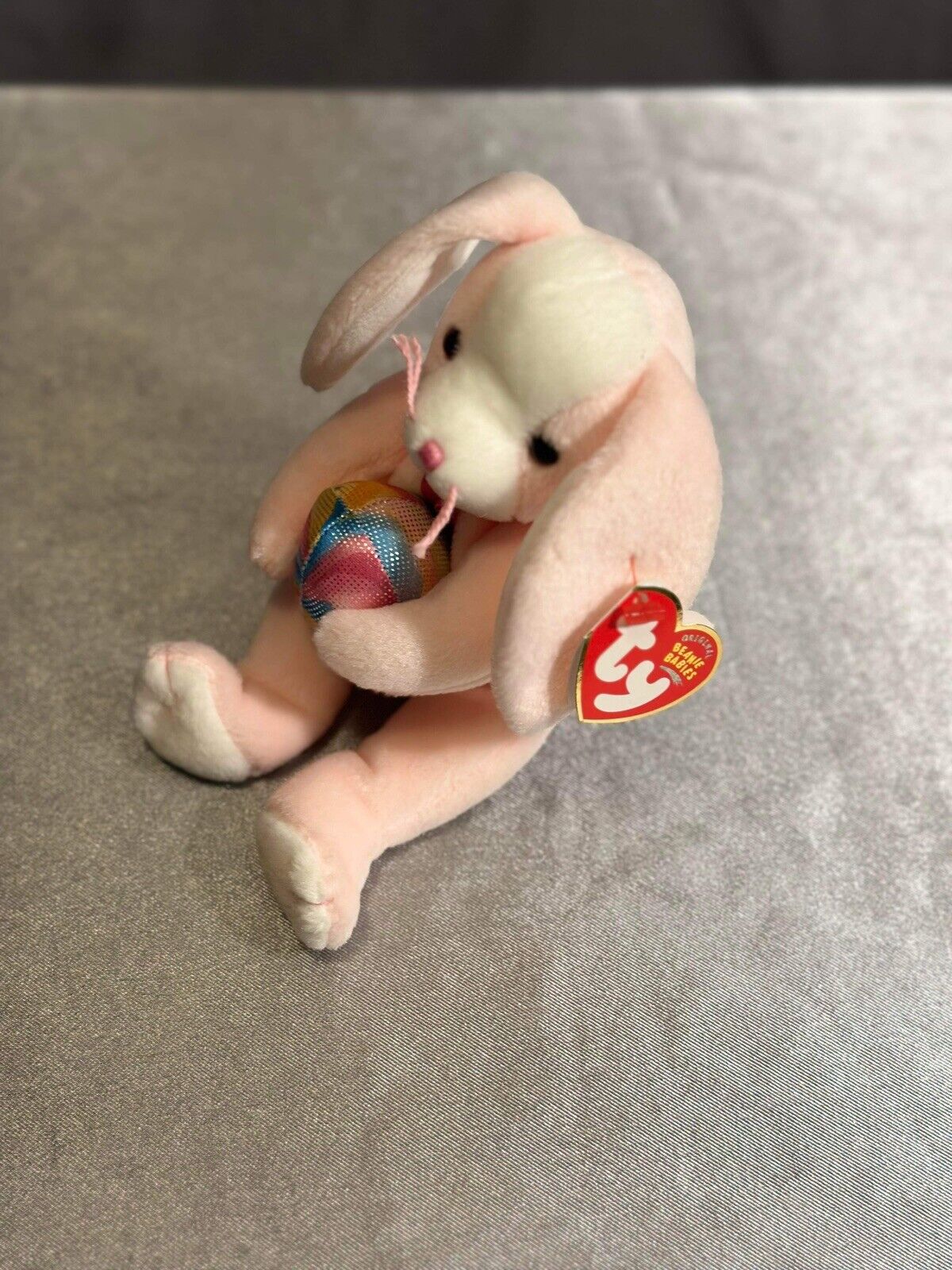Eggerton Beanie Baby, TY Original, Easter Bunny CTY