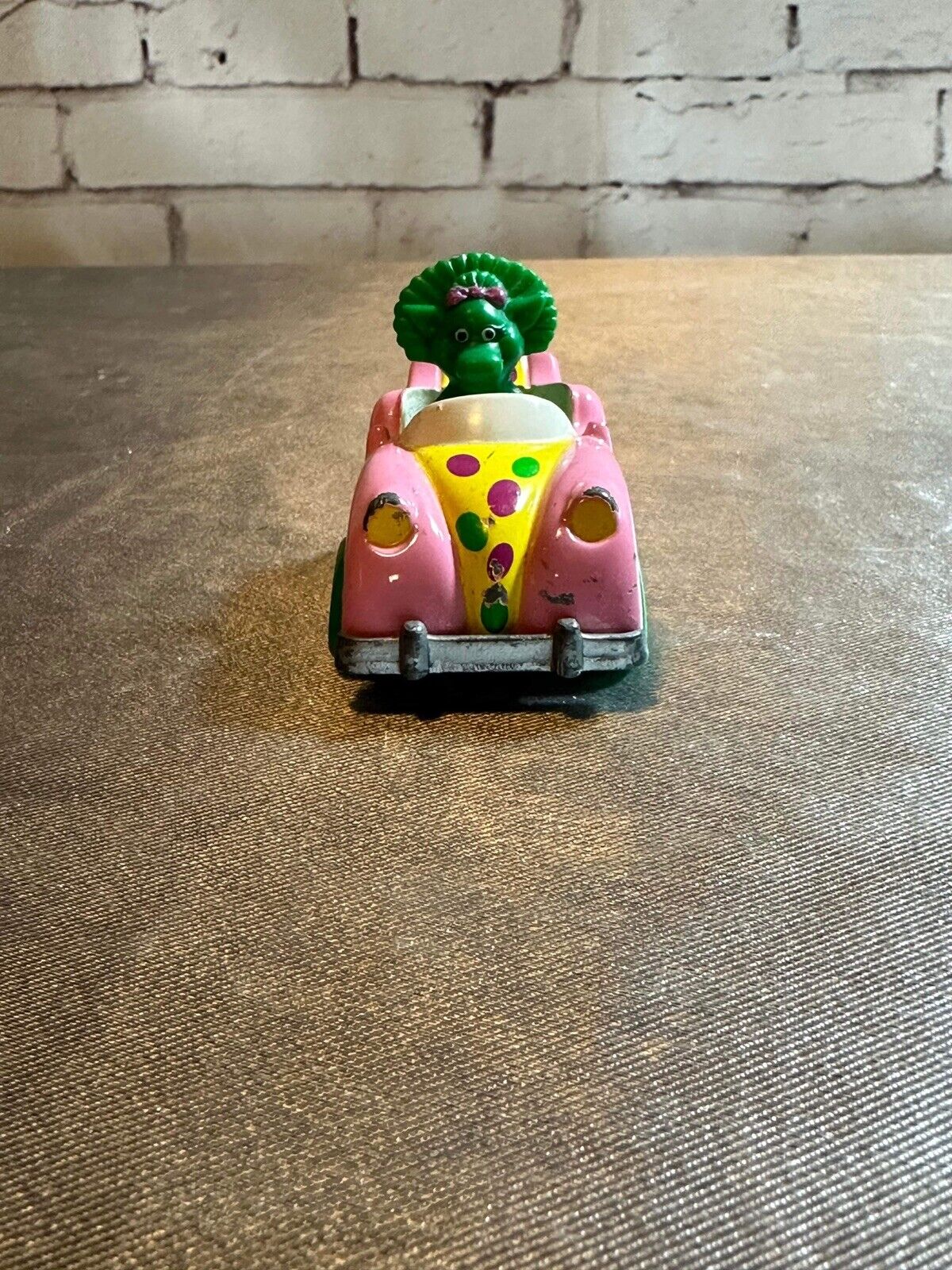 BARNEY in Raincoat 3" and Baby Bob PVC Toy VTY