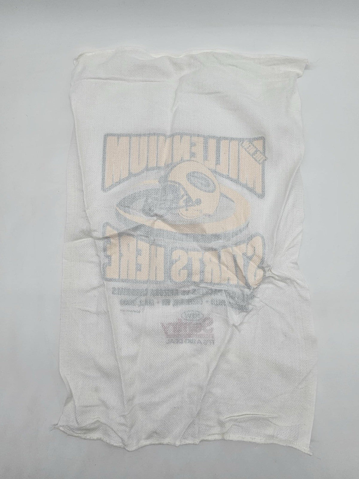 Green Bay Packers THE NEW MILLENIUM STARTS HERE SGA Hand Rally Towel Jan 2 2000