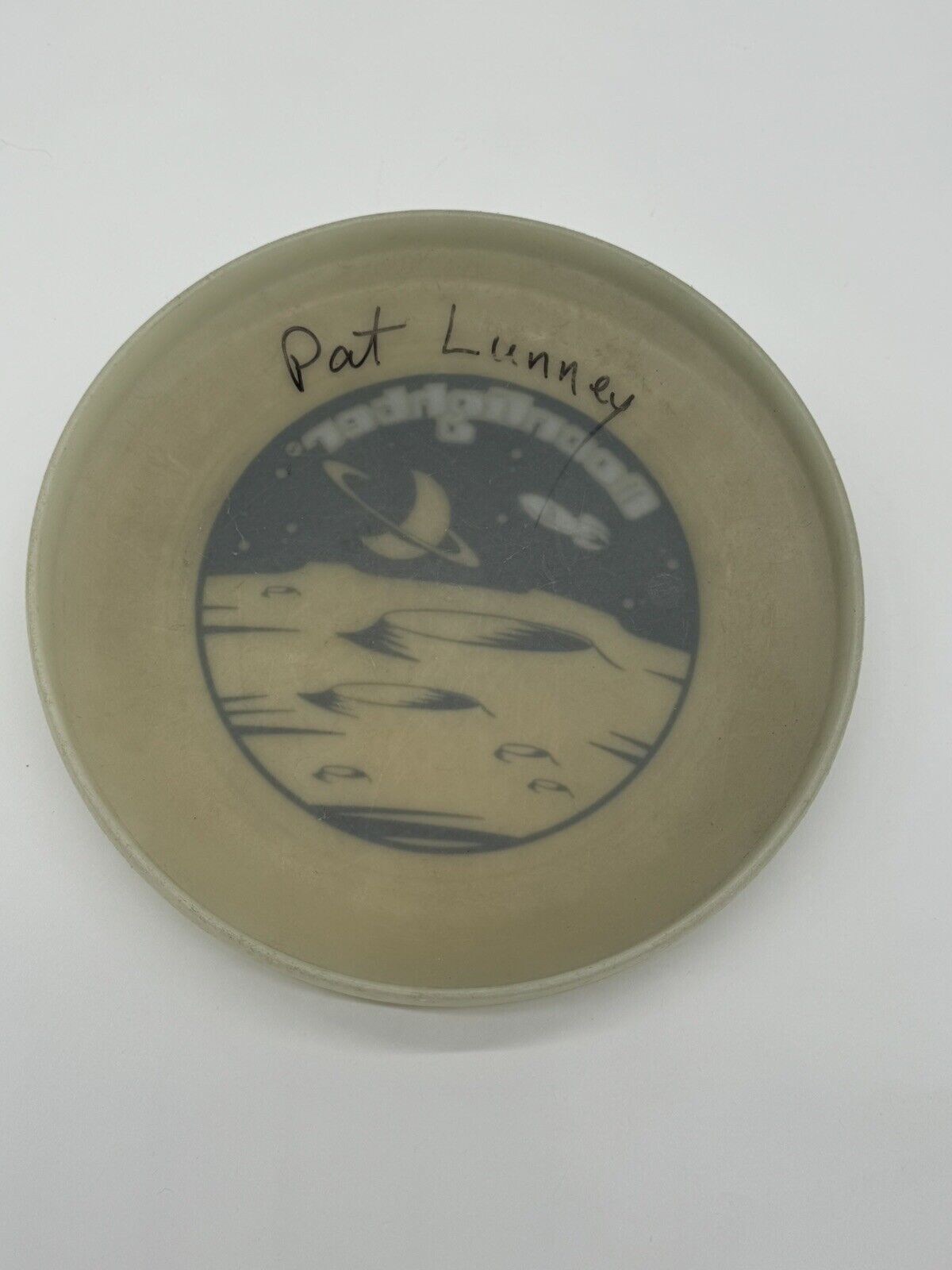 Vintage 1980s WHAM-O Moonlighter Frisbee 005