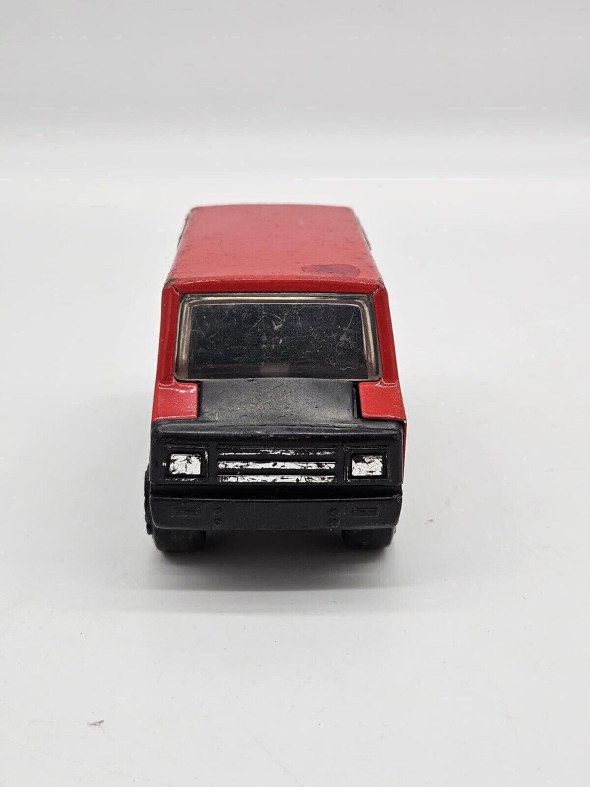 2 Vintage 1979 Red Tonka Vans Hong Kong Original Die Cast Metal Vehicle Toy