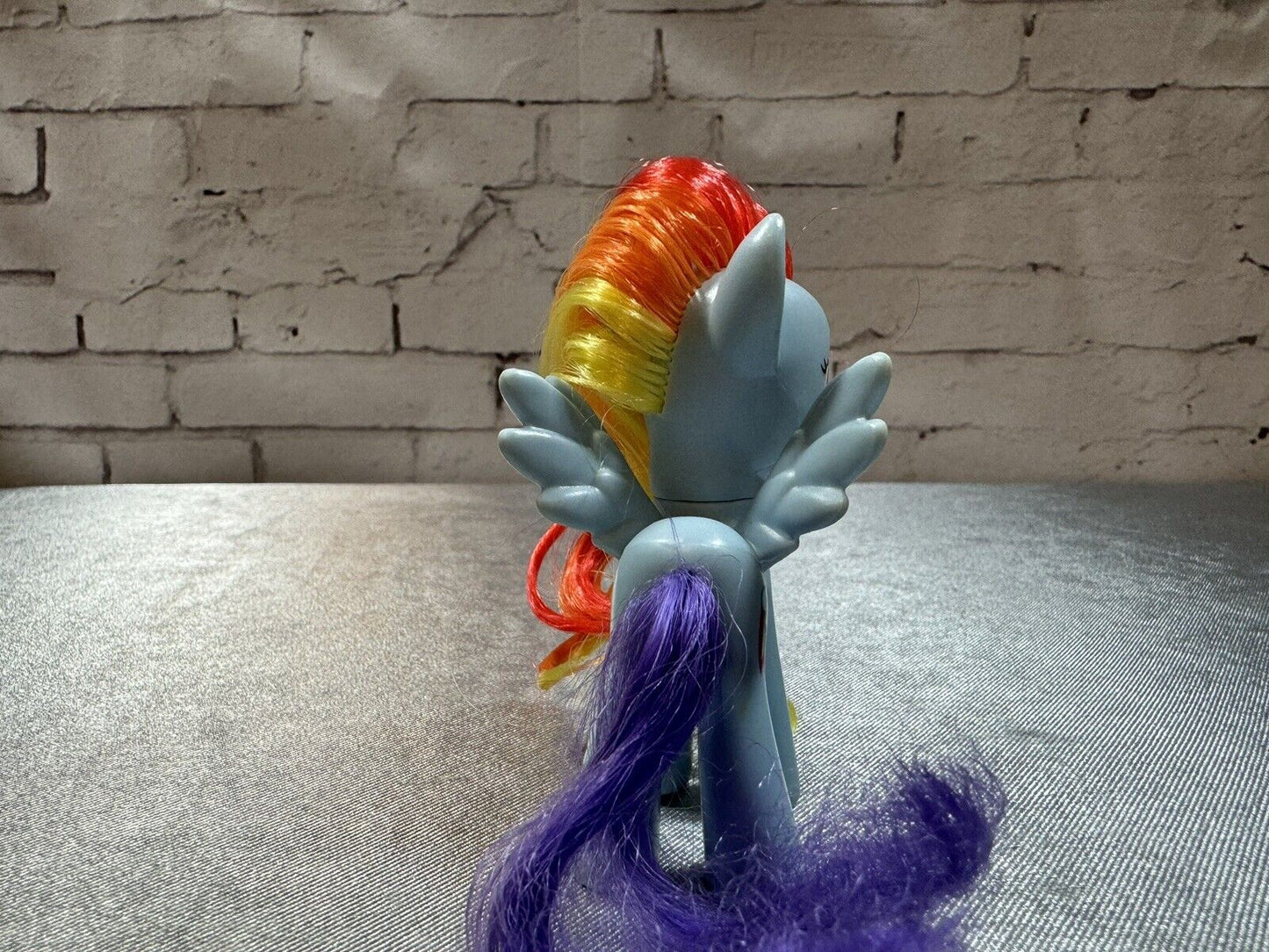 My Little Pony G4 Rainbow Dash Brushable Toy Used As Is C1-2