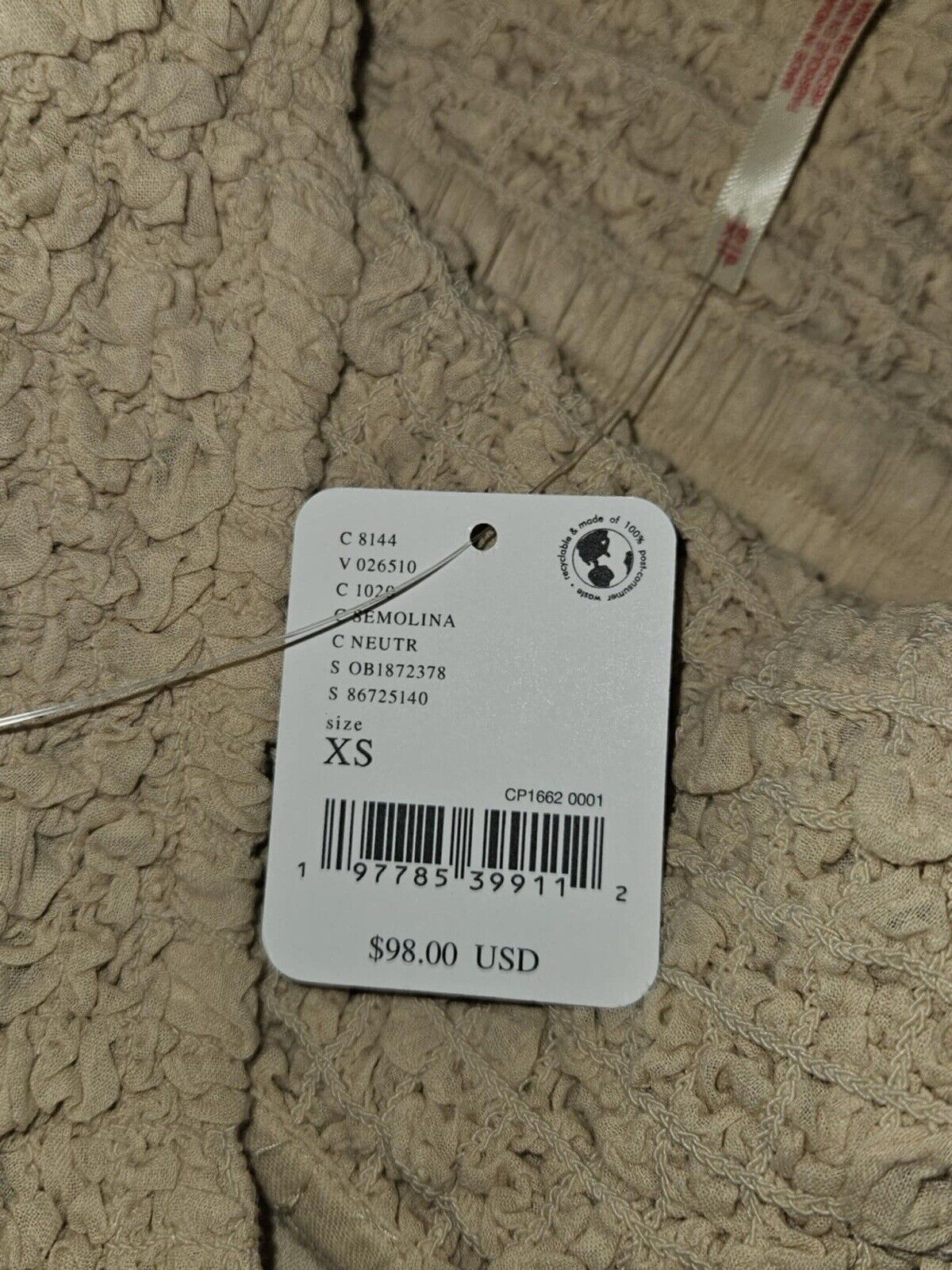 Free People Bluebell Solid Cream Maxi Dress ~ Sz XS