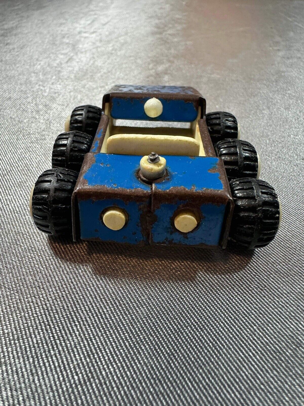 Vintage Japan Buddy L 6 Wheel Dune Buggy Pressed Steel Toy Car Metal VTY 003