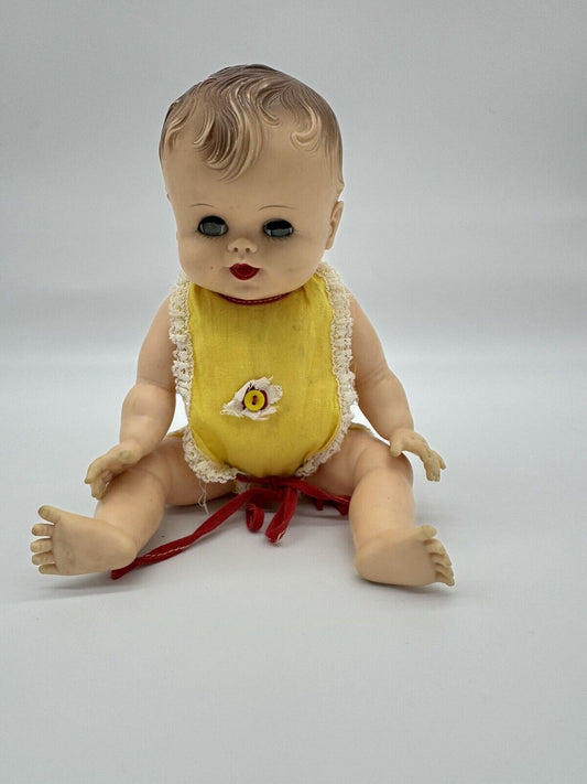 Vintage The Sun Rubber Co. Sunny Tears Babee-Bee Doll W/ Sleep Eyes