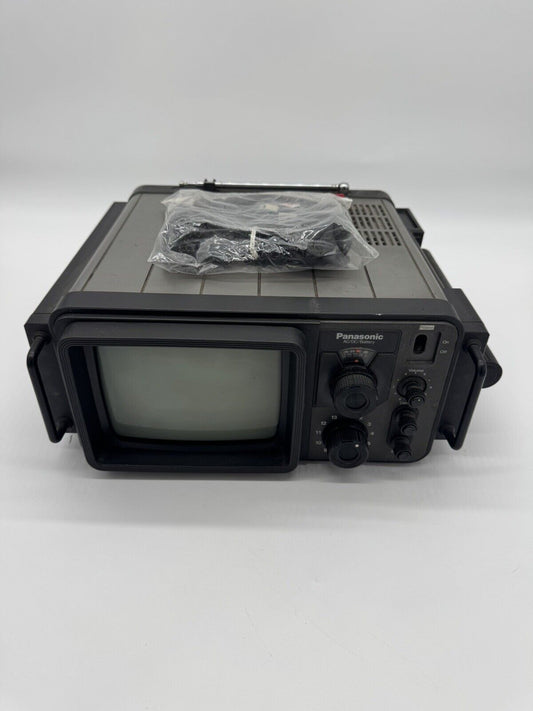 Vintage Panasonic TR-707A Black AC/DC Wireless Solid State Portable TV