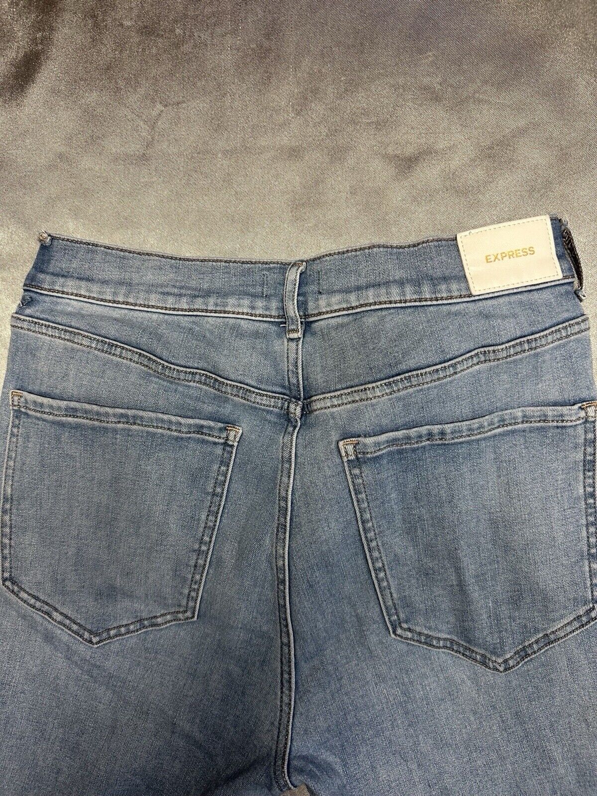 Express Legging High Rise Jeans Womens 10R Stretch Distressed Denim WCLTH 001