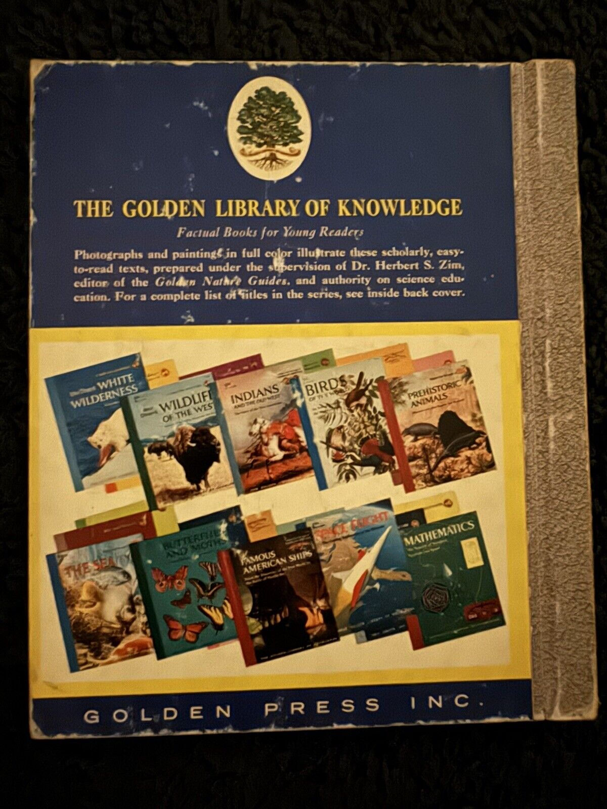 VINTAGE Little Golden Book Library of Knowledge Animals and their Travels 1959