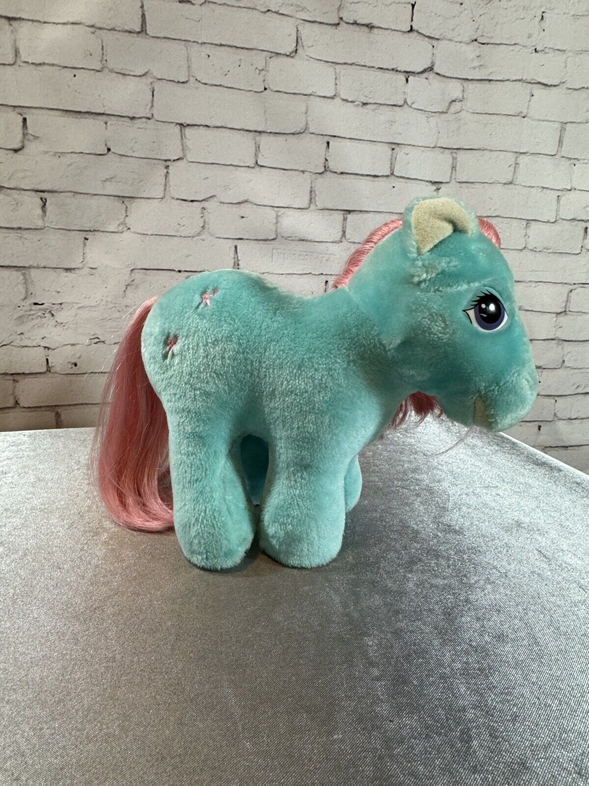 My Little Pony Vintage G1 Hasbro Softies Bow-Tie Plush Stuffed Animal VCTY