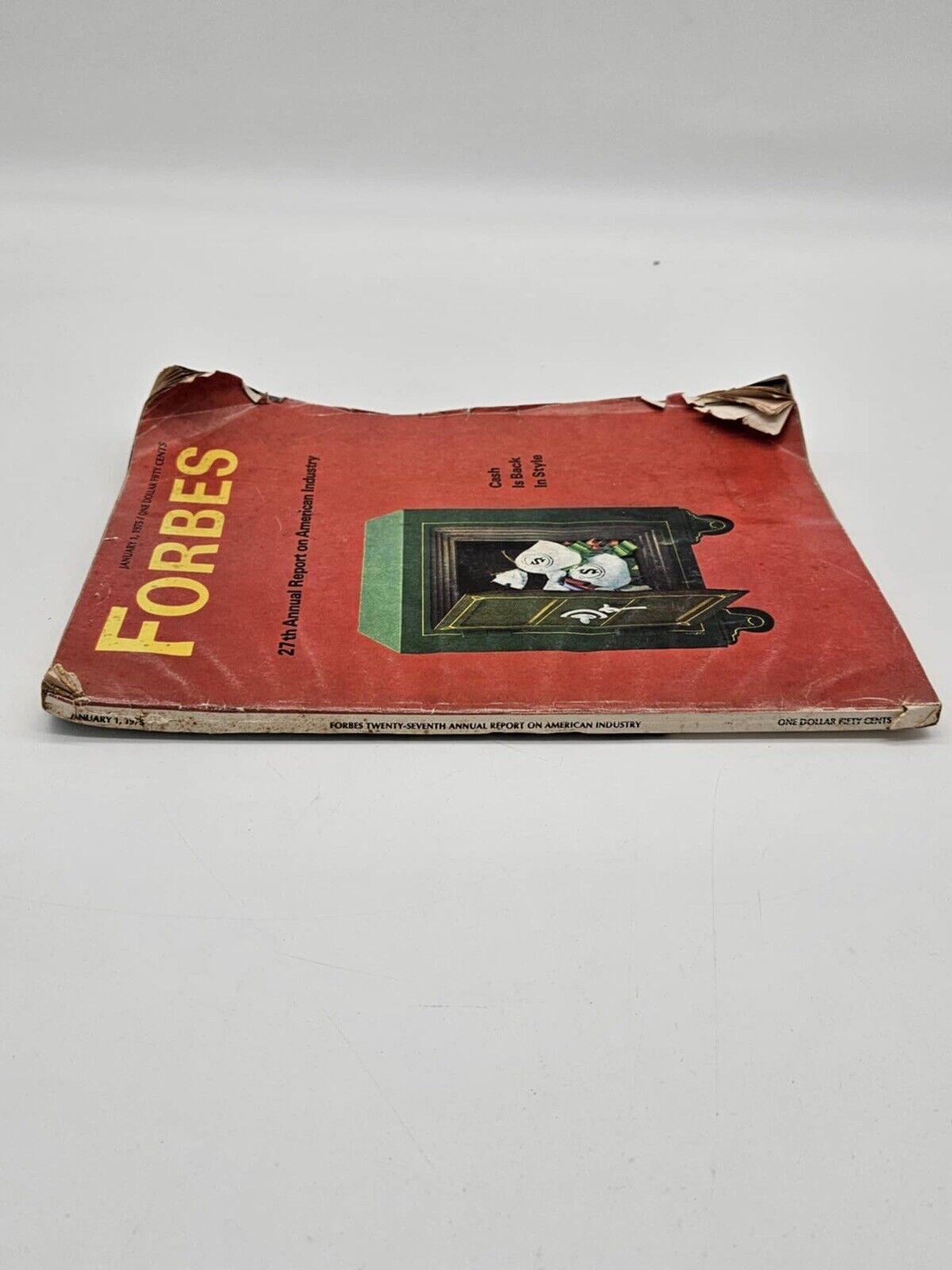 Forbes Magazine Vtg 1977 Rare Ads Annual Report Industry 222 pages