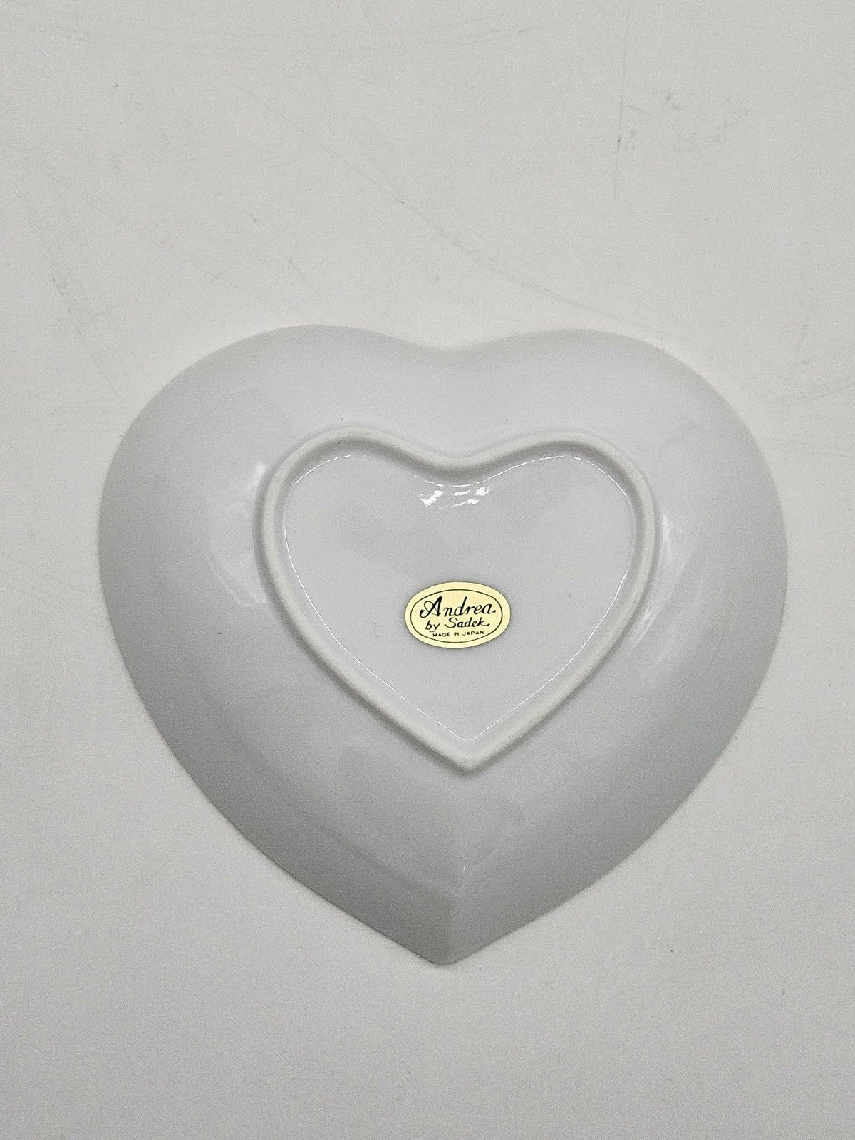 Andrea By Sadek Heart Candy Dish Bowl Made in Japan