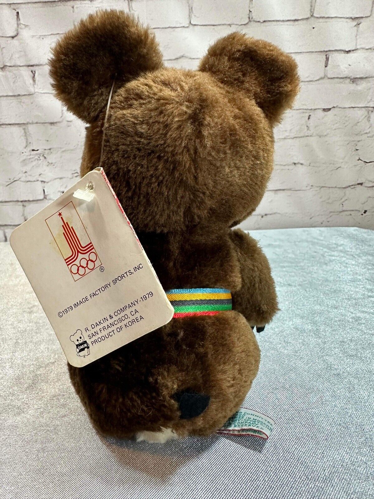 Misha 1979 Olympics Mascot Bear R Dakin & Co 7" Beanie 1980 Moscow w/TAG VCTY