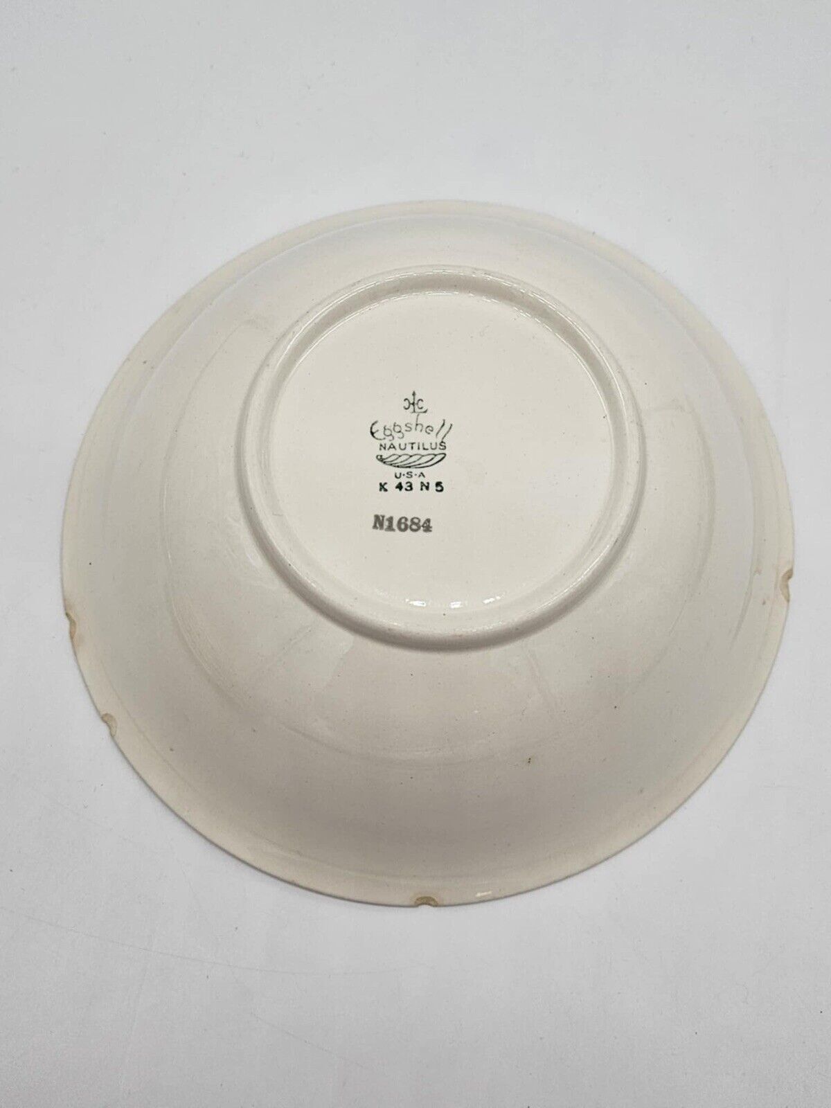 17 Piece Set of Antique Eggshell Nautilus China USA F 44 N 5.