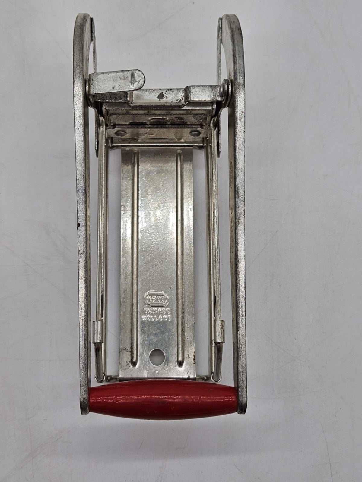 Vintage Villa potato chipper french fry slicer cutter red handle w/ box England