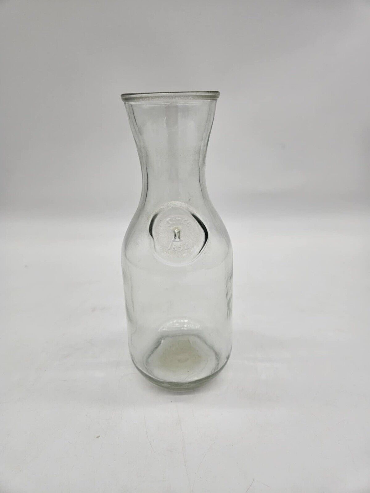 Vintage Paul Mason "Since 1852" Glass Milk Bottle Carafe or Vase Farmhouse Style