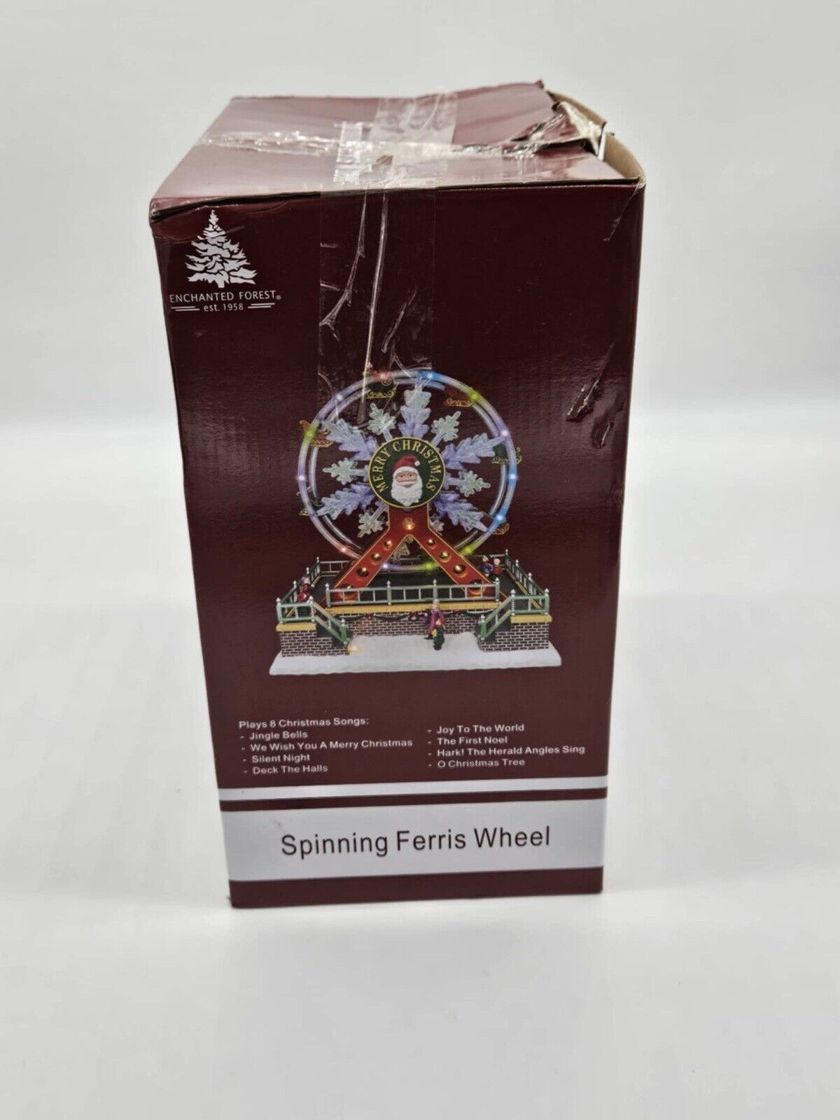 Christmas Enchanted Forest Santa Ferris Wheel Village Light-Up Carnival Ride