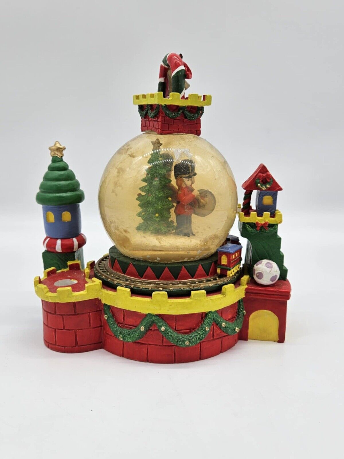 Vintage Toyland Water Ball Made Exclusively For Christmas Around The World