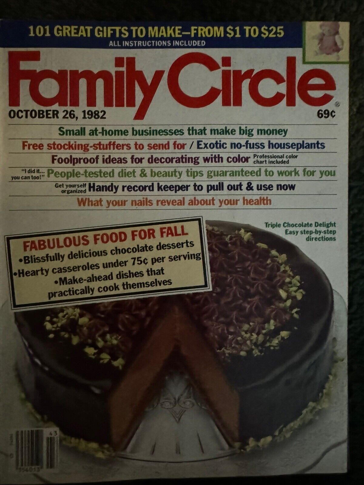 Family Circle magazine lot - Early 1980's lot of 9 - Vintage Back Issue