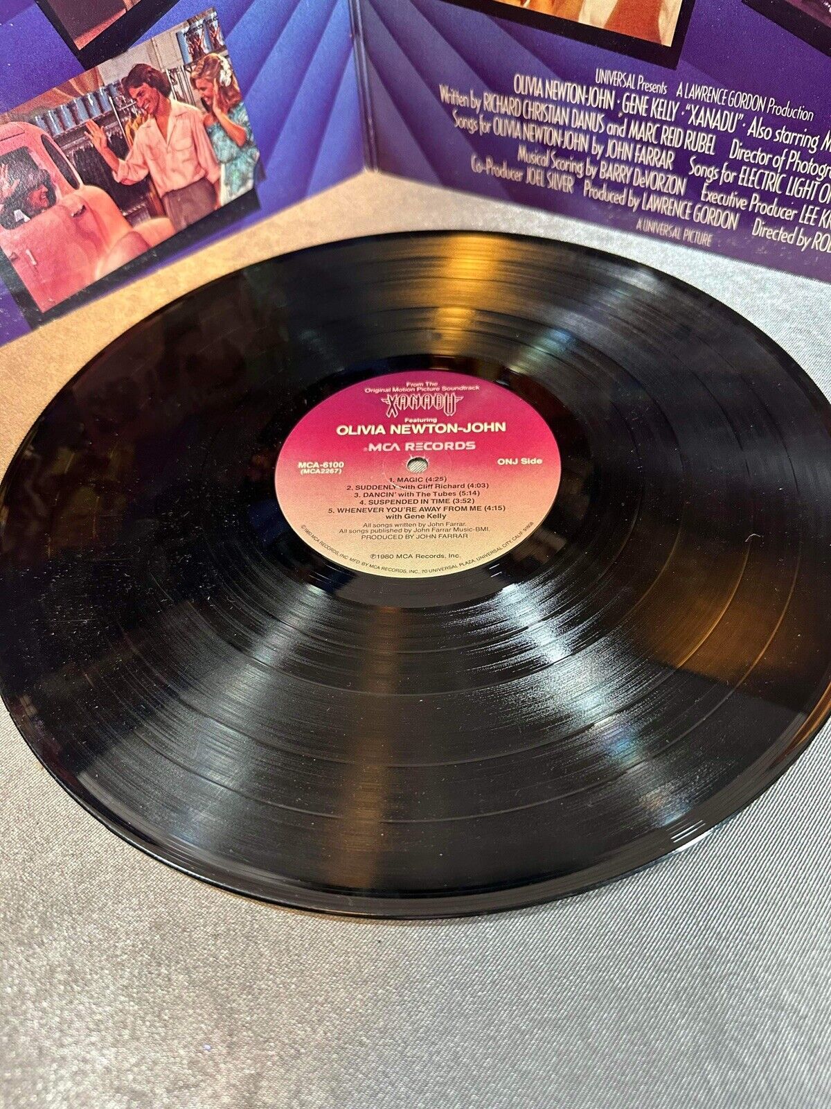 Xanadu-1980 Movie Soundtrack Vinyl Electric Light Orchestra and OliviaNewtonJohn