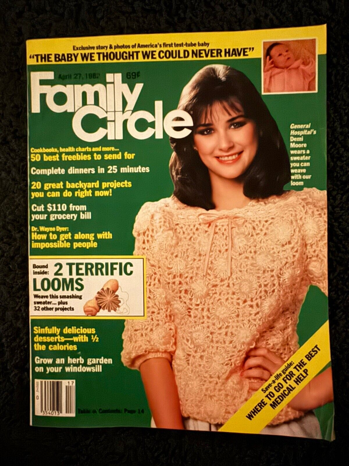 Family Circle magazine lot - Early 1980's lot of 5 - Vintage Back Issue