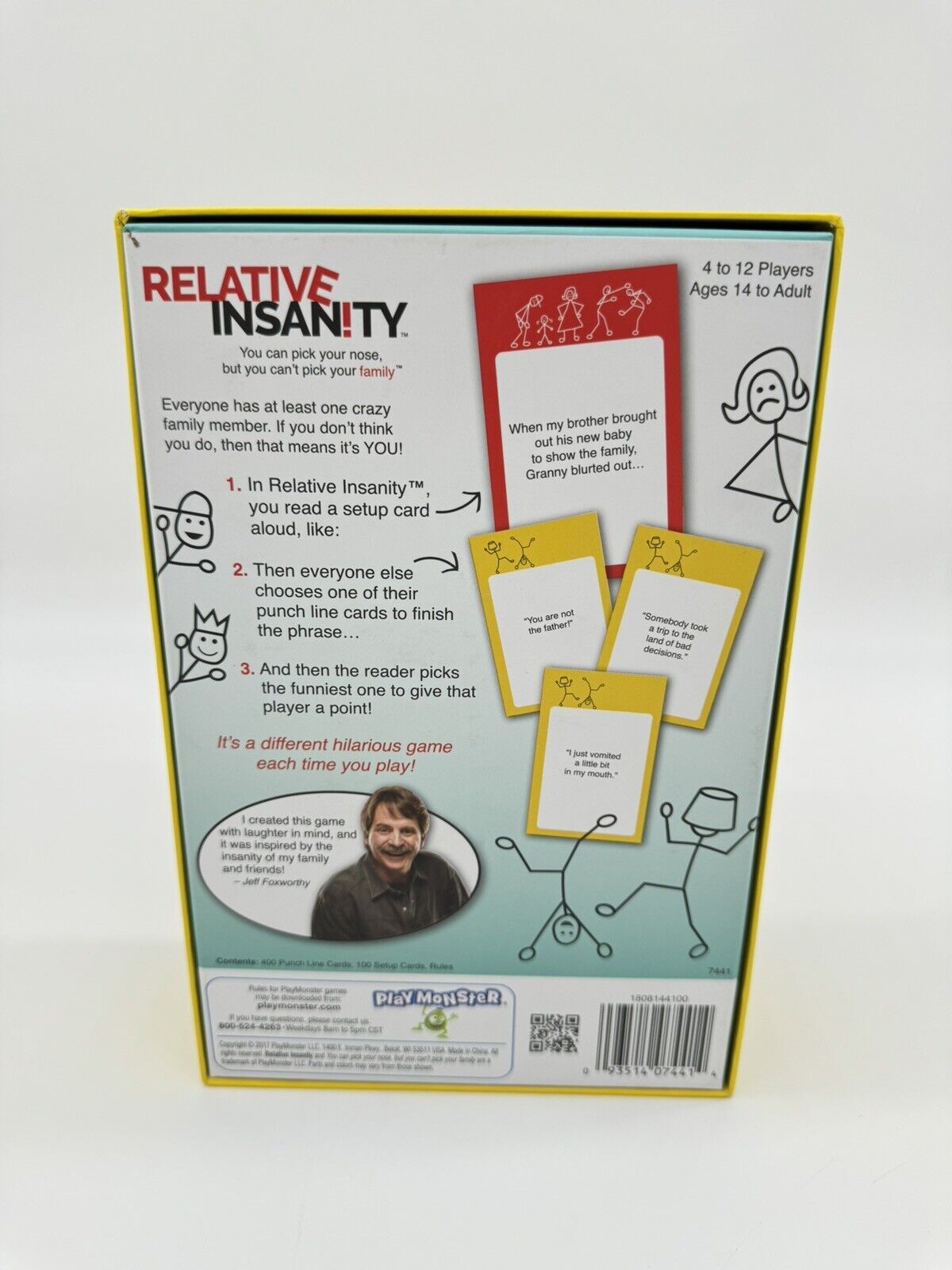 Relative Insanity Adult Family Party Game Jeff Foxworthy Card Game