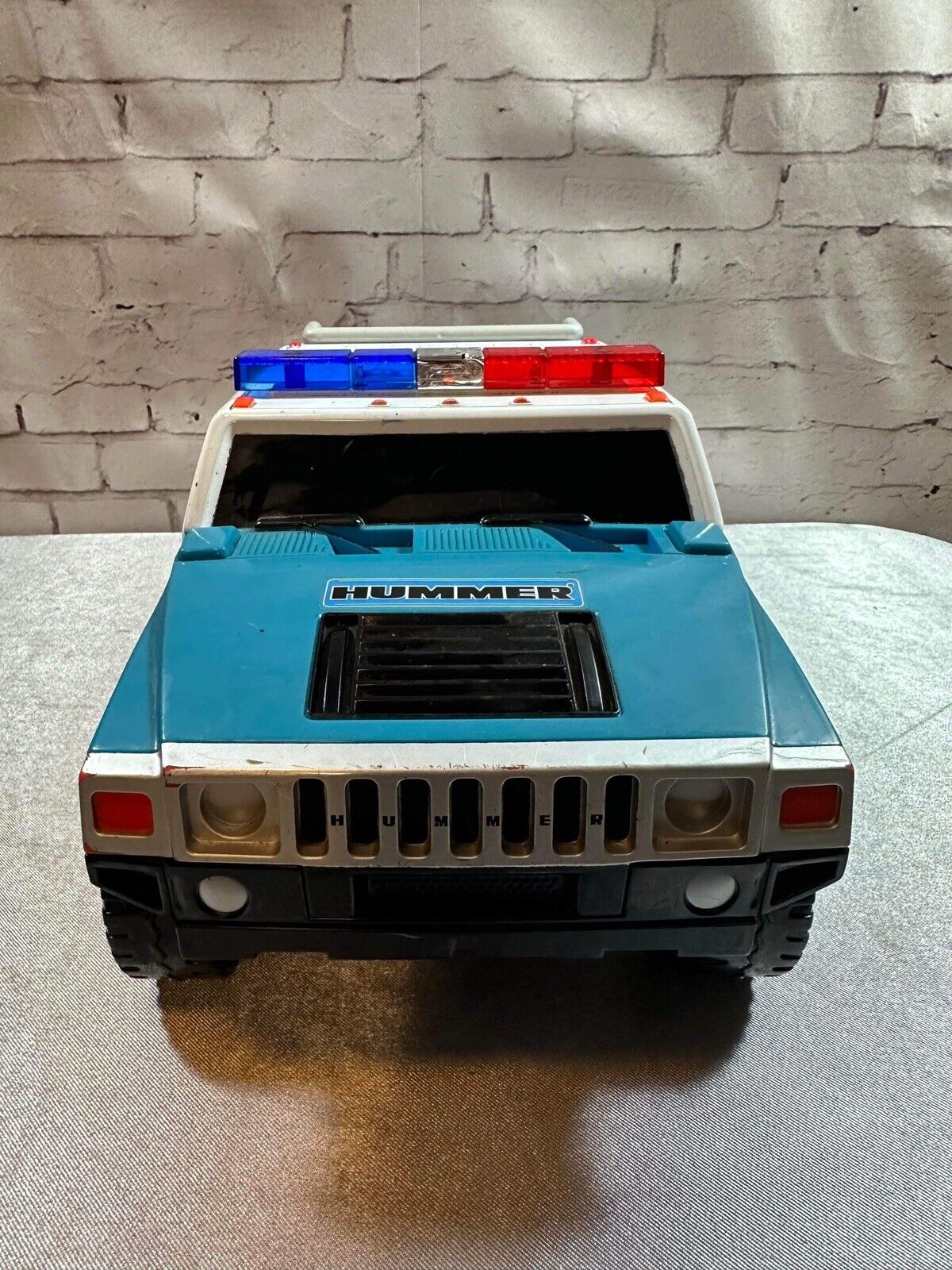 Vintage 1990s TONKA HASBRO HUMMER H2 POLICE TRUCK toy **WORKING**
