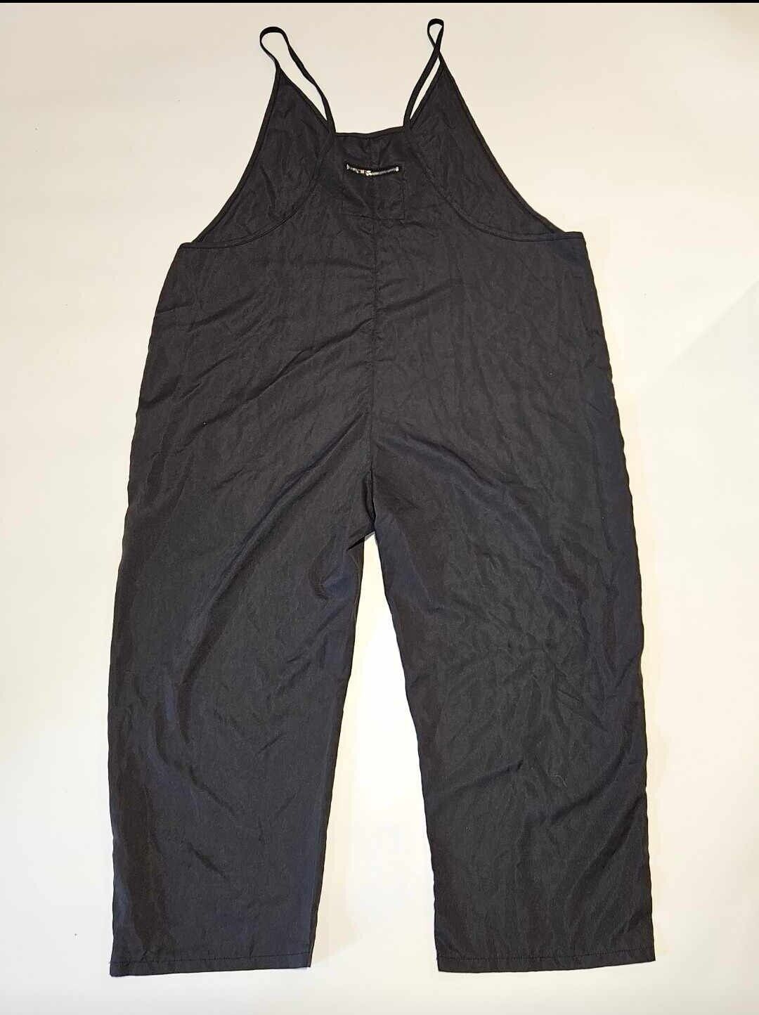 Black Temu Jumpsuit Bib Overalls ~ Sz XL