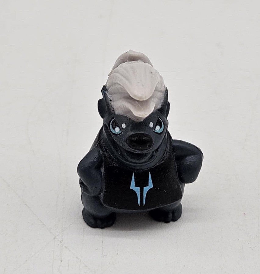 Hasbro My Little Pony Grubber 1.25” Plastic Figure Gray Creature White Mohawk